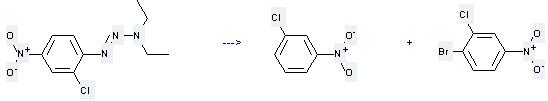 Benzene,1-bromo-2-chloro-4-nitro- can be prepared by C10H13ClN4O2 with 1-Chloro-3-nitro-benzene.